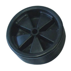 5"plastic and rubble wheel